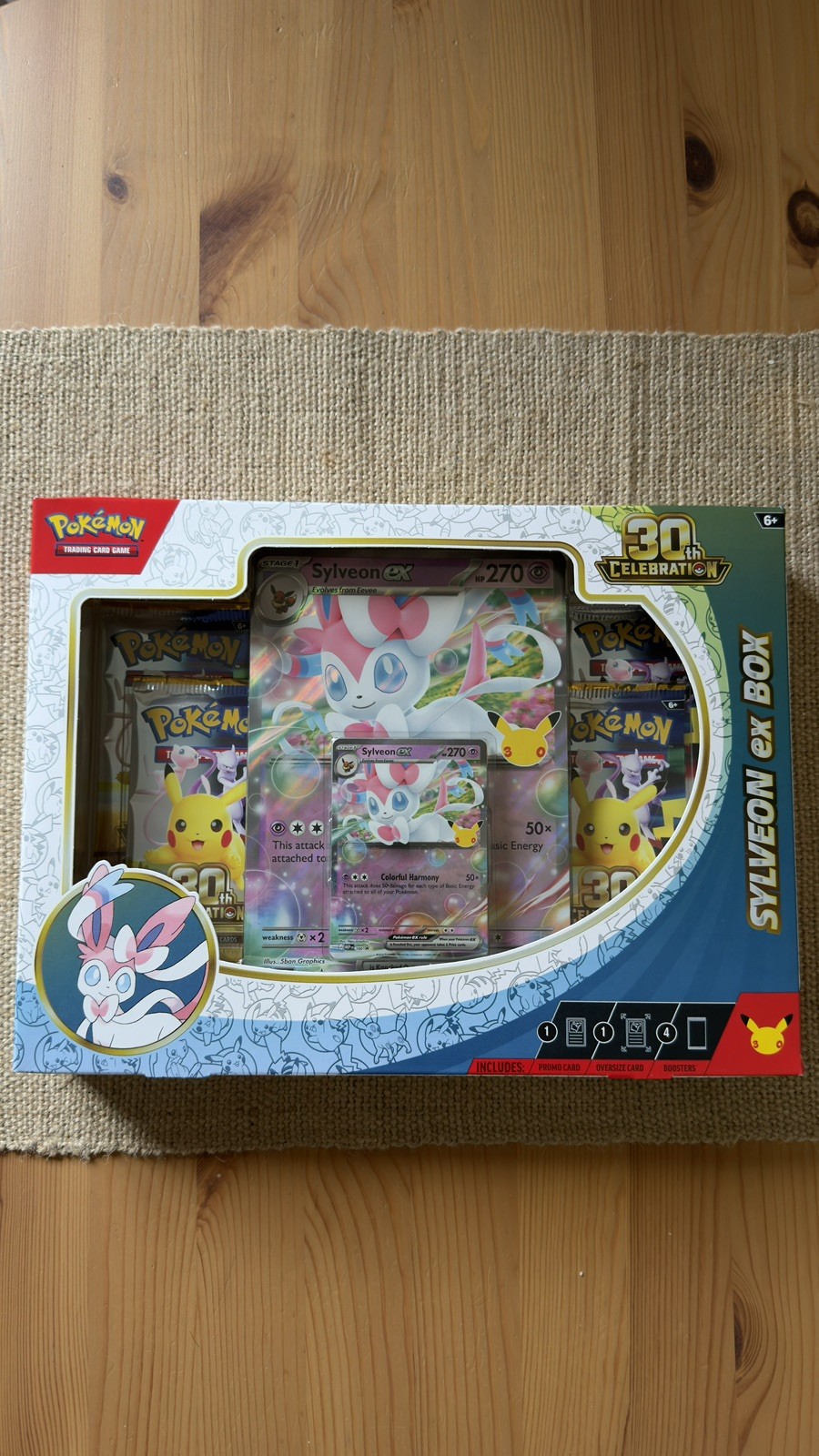 Pokémon TCG Sylveon ex Box - 30th Anniversary Celebration - Sealed