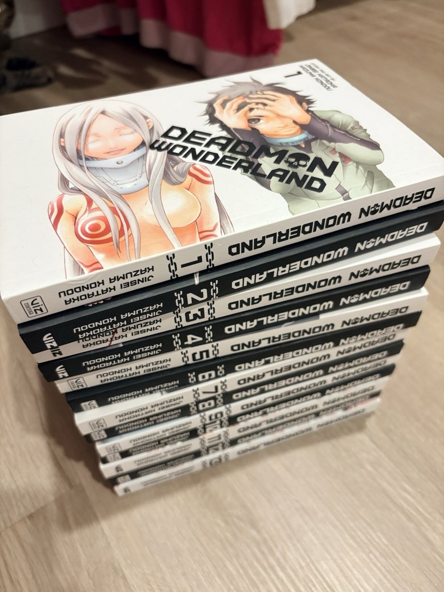 Deadman Wonderland Manga Set Completo Vol. 1-13 inglese Viz Media Jinsei Kataoka