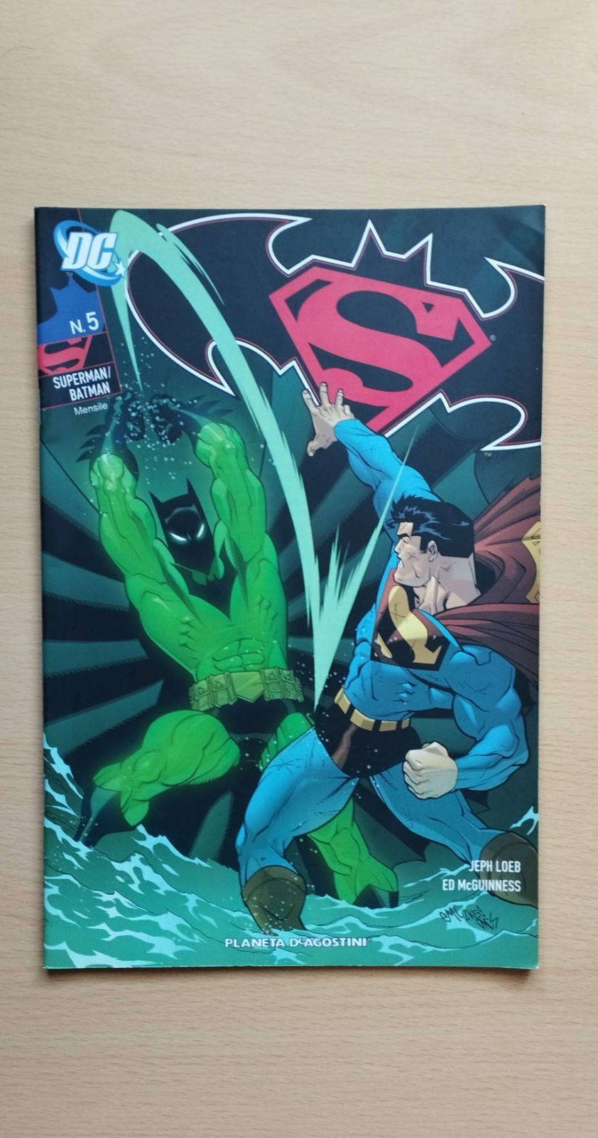 SUPERMAN/BATMAN #5, DC COMICS, PLANETA DEAGOSTINI, 2005