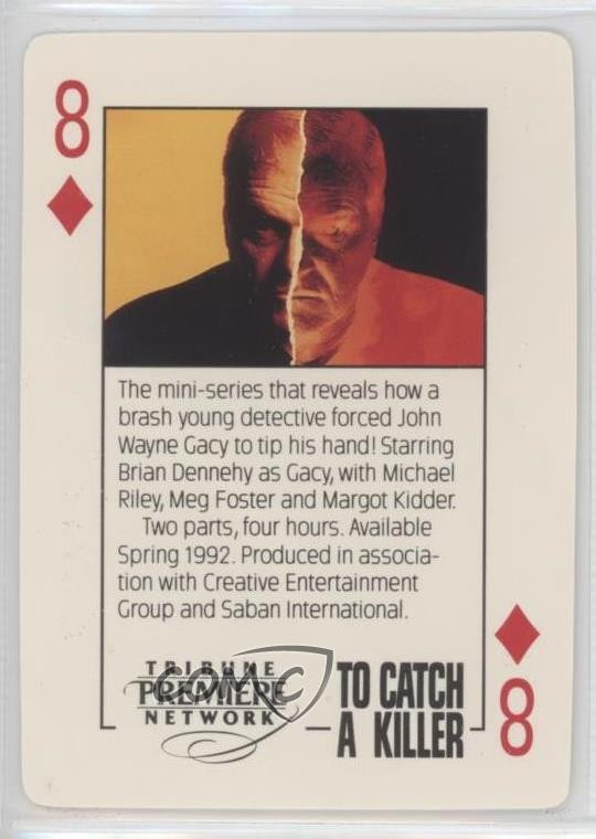 Carte da gioco Tribune Entertainment 1990 per catturare un assassino #8D a8x