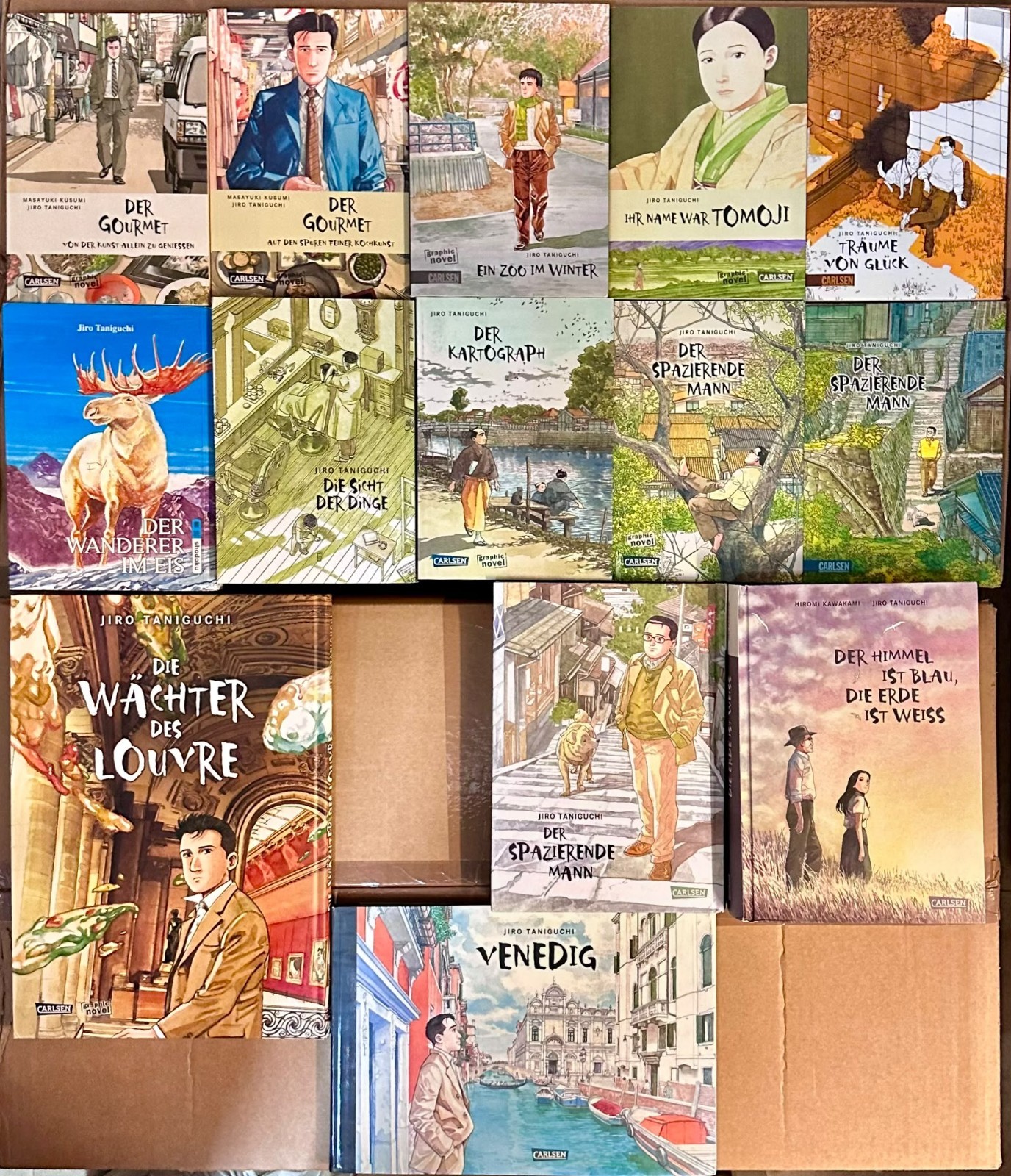 Jiro Taniguchi Manga / Graphic Novel Collezione in Italiano