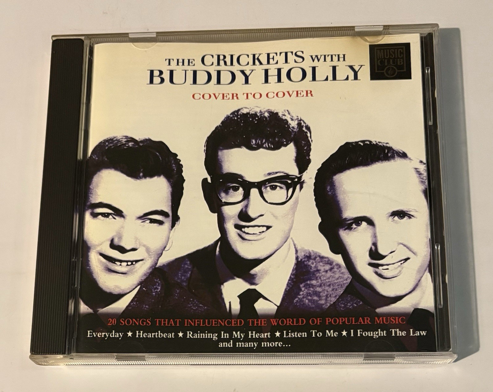 The Crickets with Buddy Holly Cover to Cover CD Album 20 Tracks Ex Con Freepost