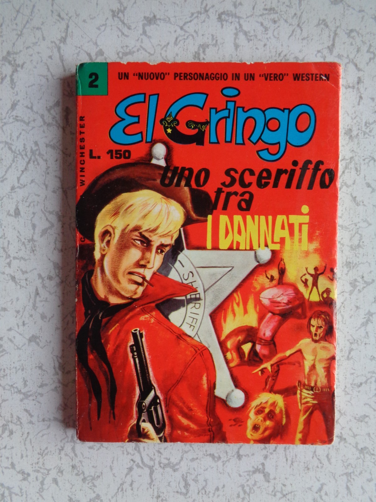 EL GRINGO n° 2 CORNO STATO PIU' CHE OTTIMO/EDICOLA NO RESA
