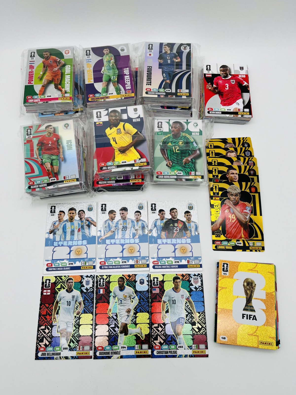 Panini FIFA World Cup 2026 Adrenalyn XL Set base + Golden Baller + Momentum +...