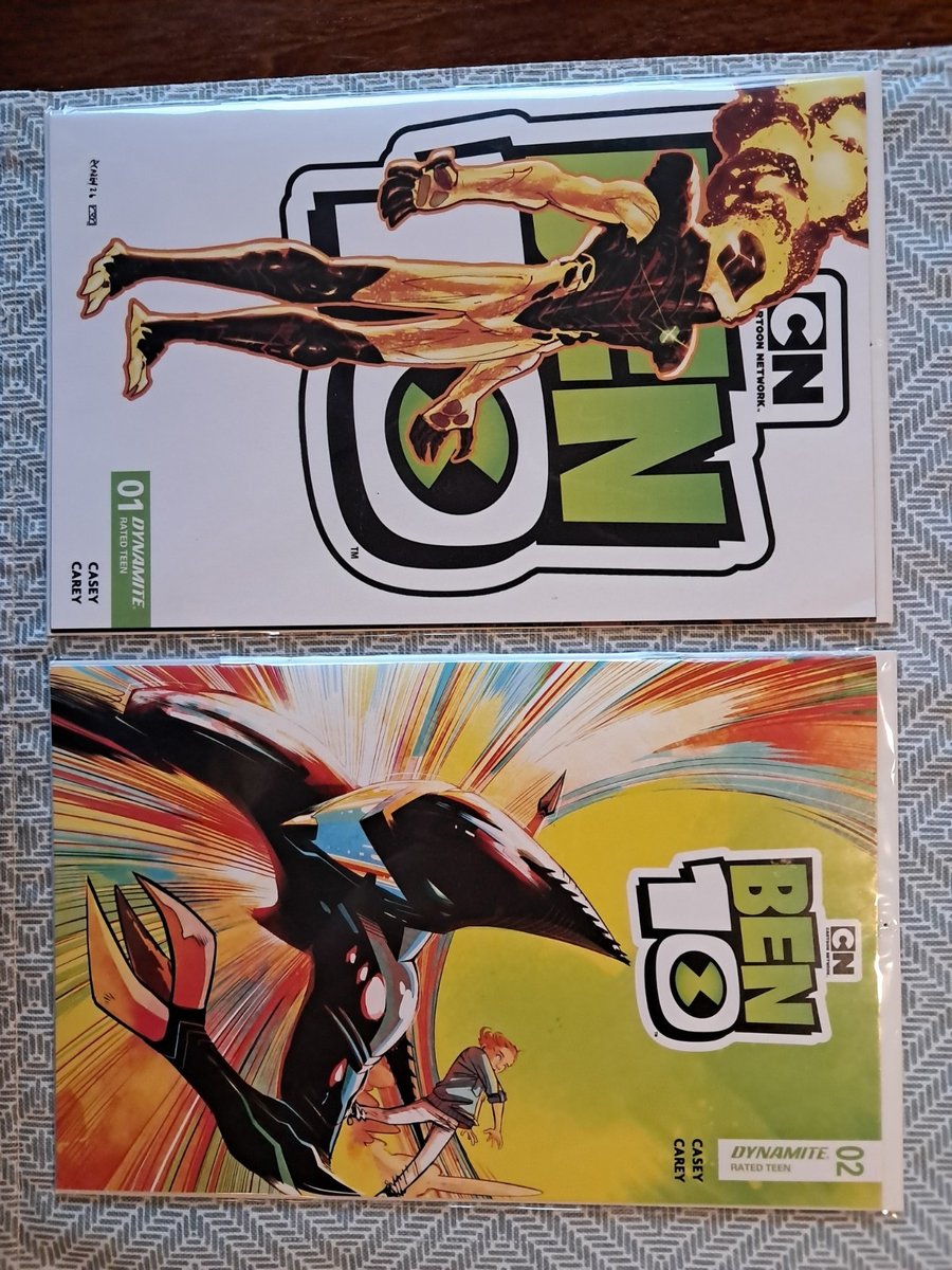 Copertina Ben 10 #1 terza stampa e variante #2D Dynamite Comics Cartoon Network rara!!