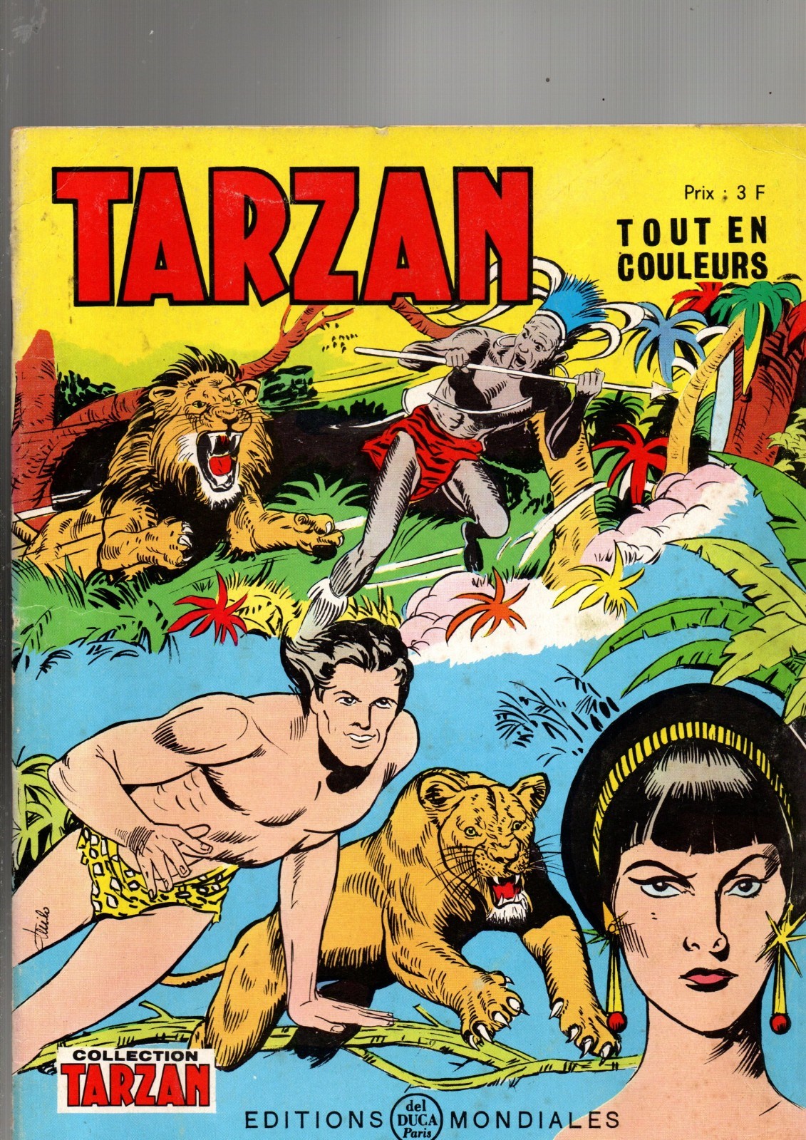 TARZAN Tout en couleurs n°72. Editions Mondiales  1974. Etat neuf