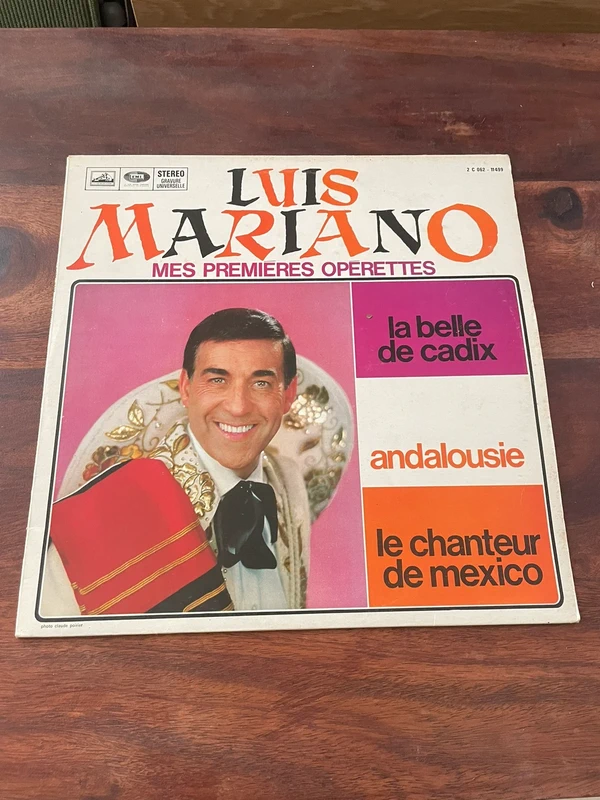 Vinyle Luis Mariano Mes premières opérettes 33 tours