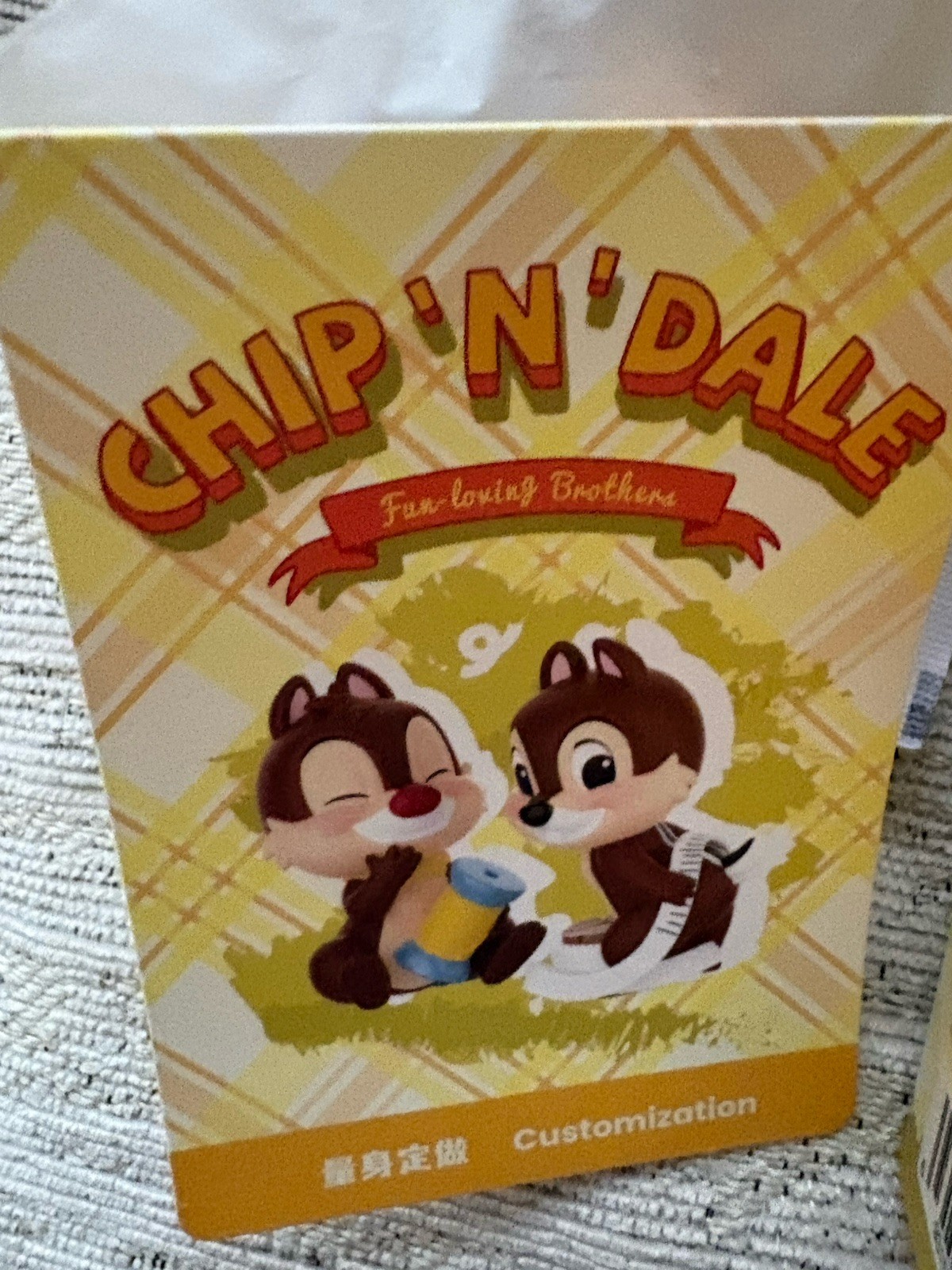 Personalizzazione Pop Mart Chip And Dale