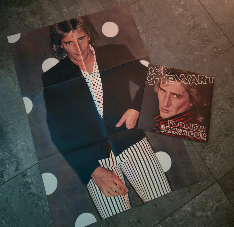 Vinyle Rod Steward "Foolish behaviour" UK original 1980