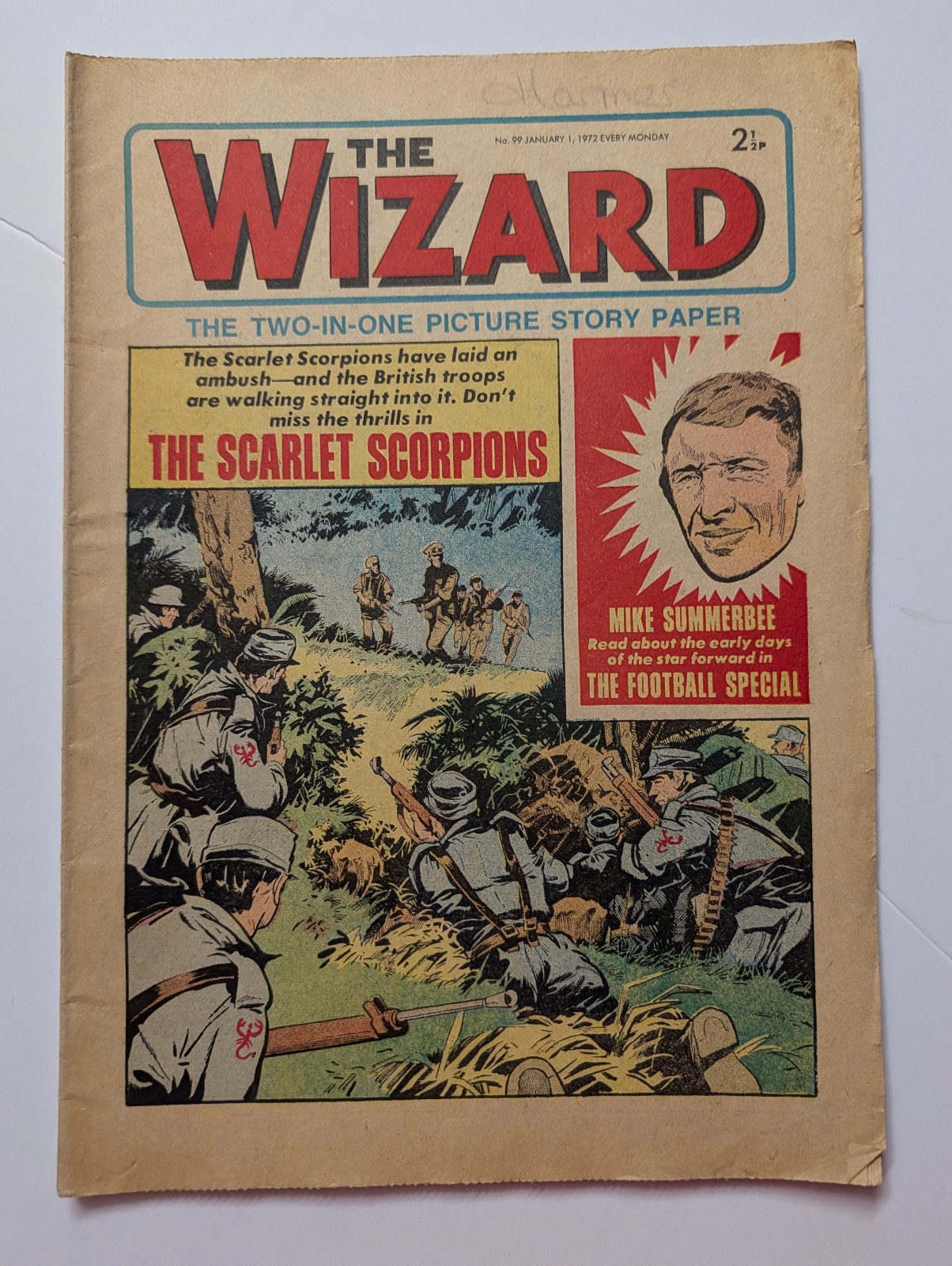 Wizard Comic No 99, January 1st 1972.