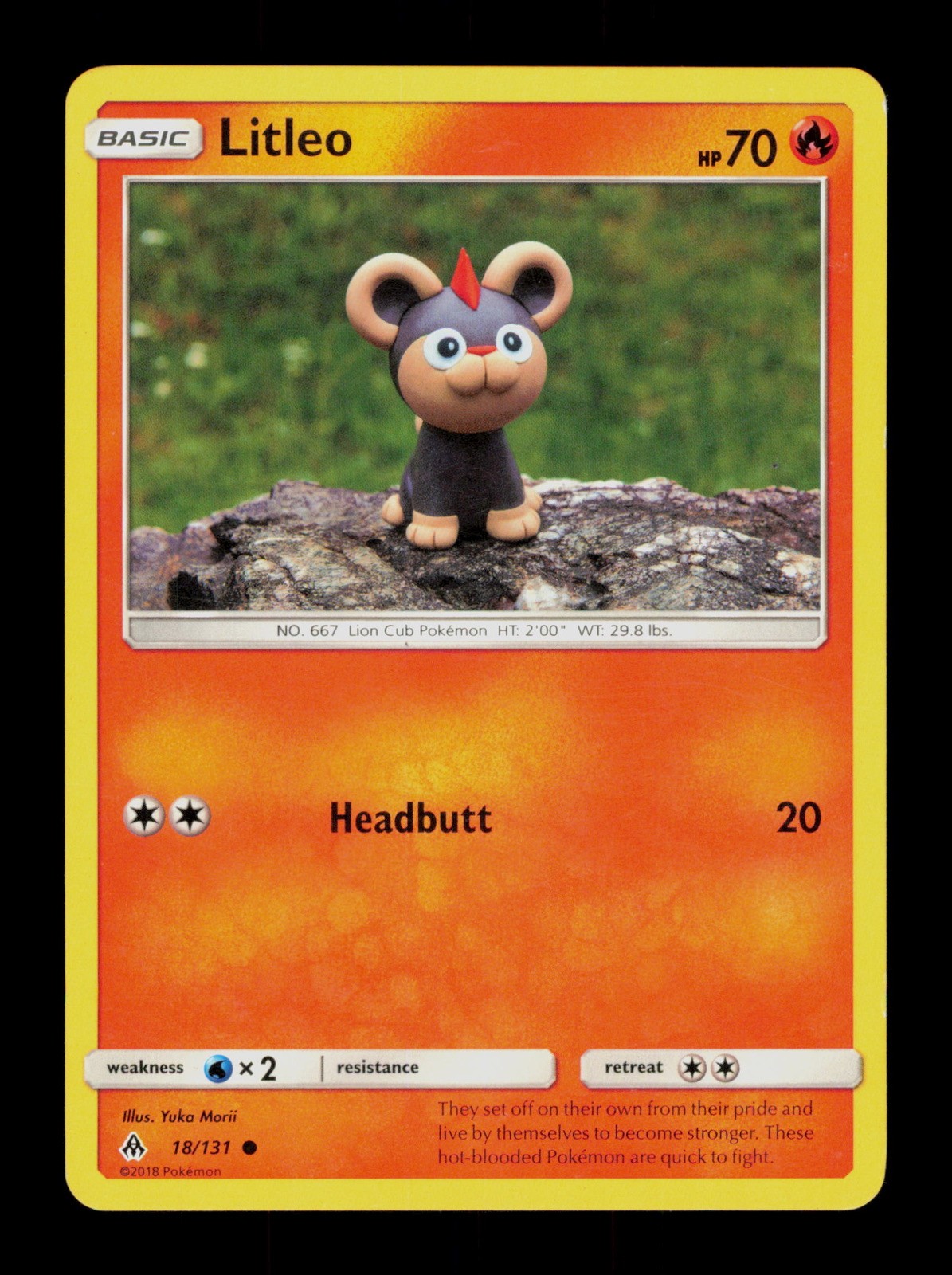 Litleo Forbidden Light 18/131 Pokemon Trading Card TCG CCG