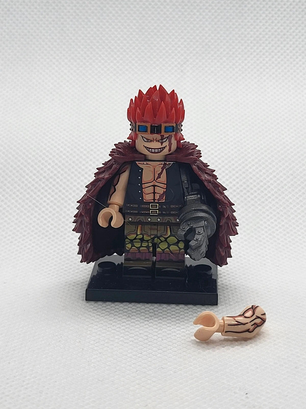 Figurine type Lego - one Piece - Eustass Kid (Lego-style Figure - One Piece - Eustass Kid)