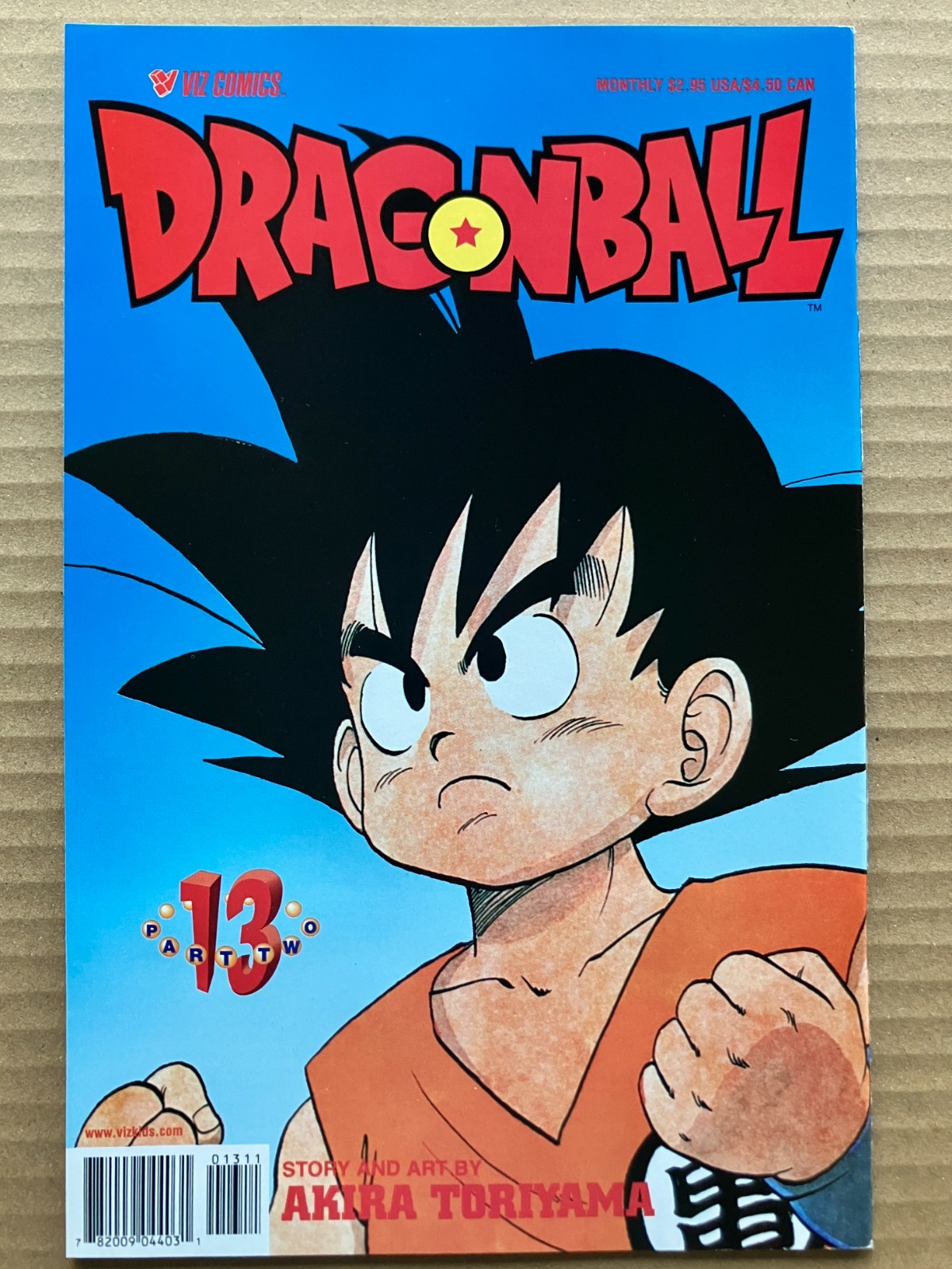 DRAGON BALL PART TWO #13 Akira Toriyama (1999 Viz Comics) SPEDIZIONE GRATUITA