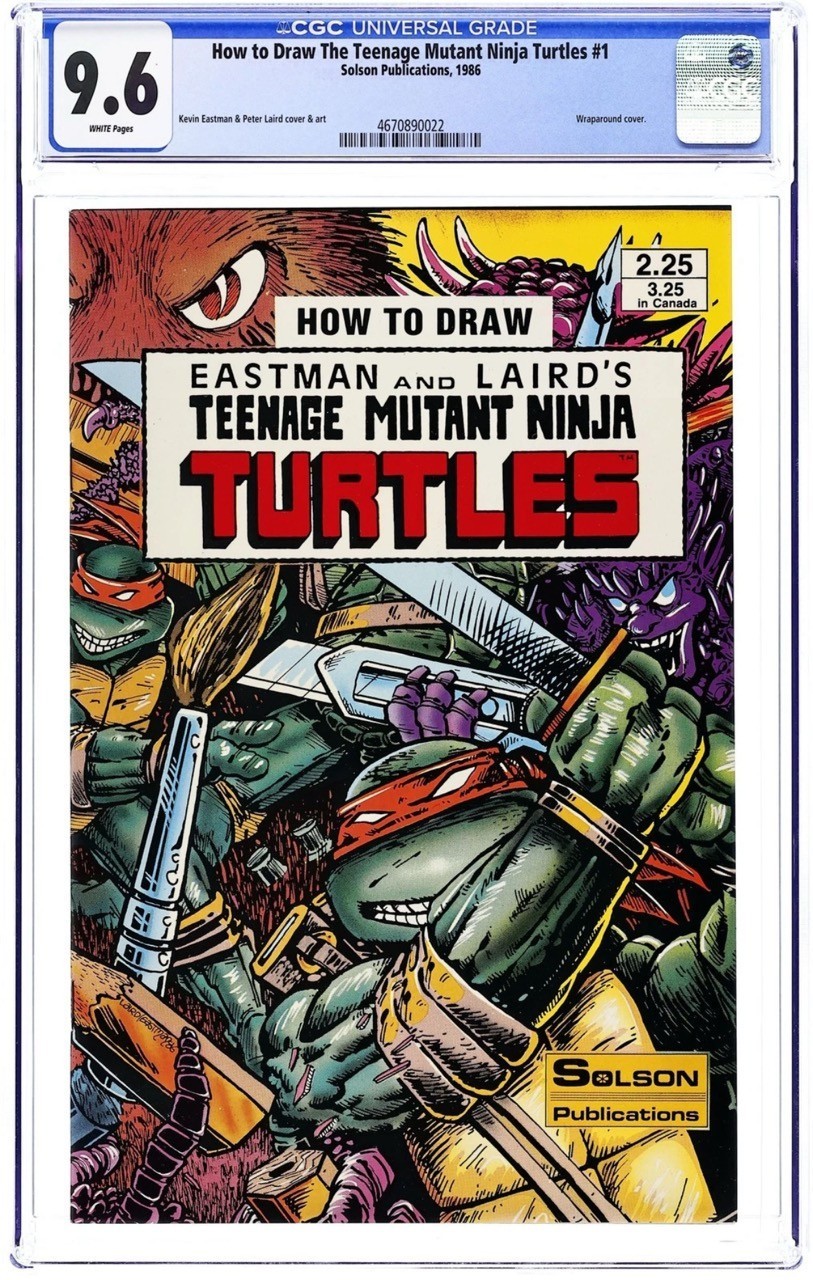 Come disegnare tartarughe ninja mutanti adolescenti #1A 1986 - fumetto CGC 9.6