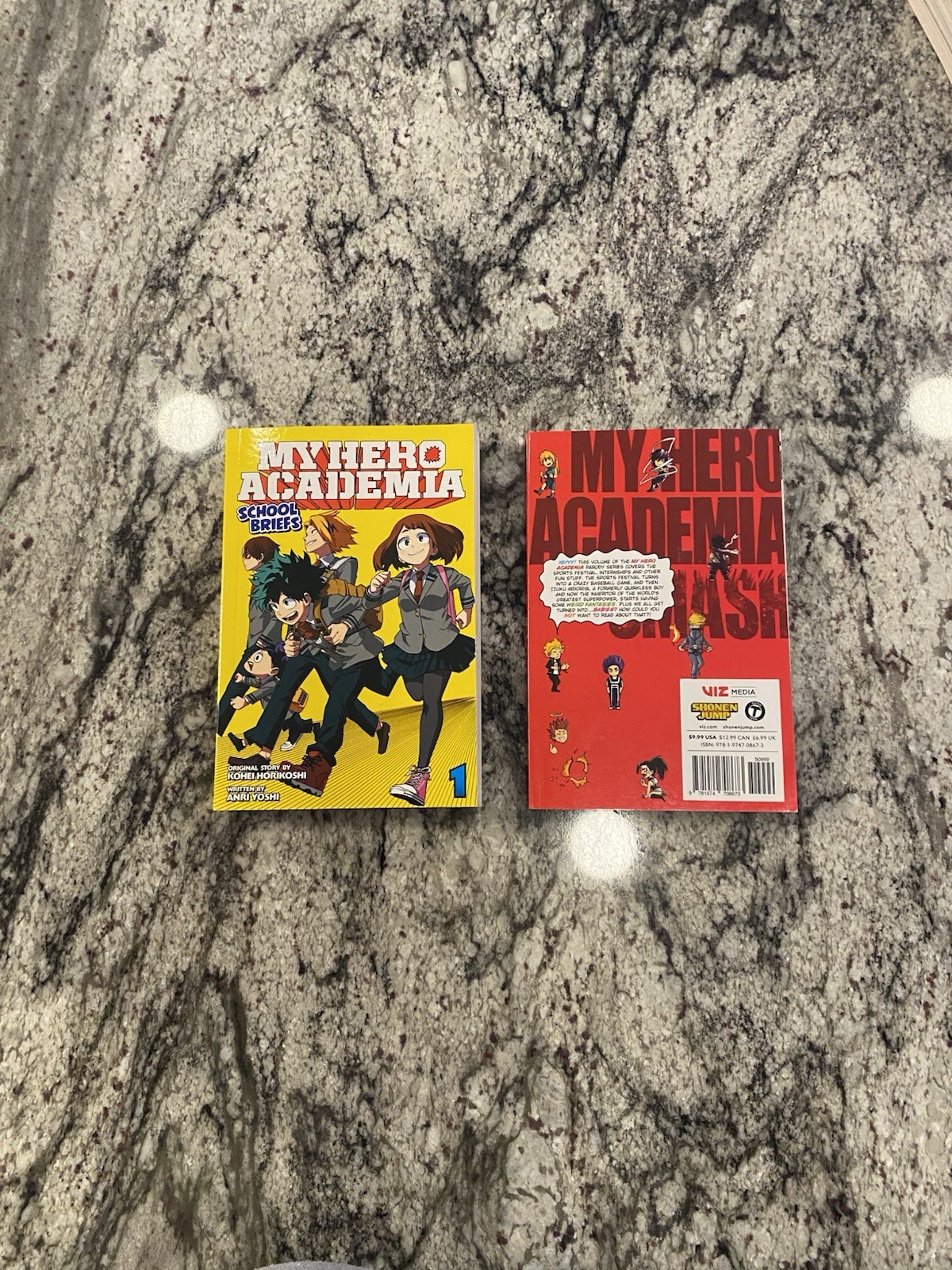 MY HERO ACADEMIA: SMASH!! VOL 2 + SLIP SCUOLA 1 (TPB 2019) LOTTO 2 LIBRI manga!!