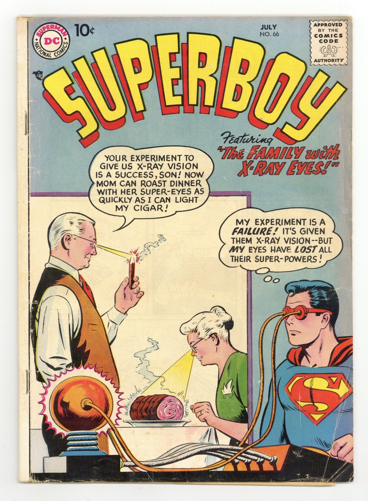 Superboy #66 GD 2.0 1958