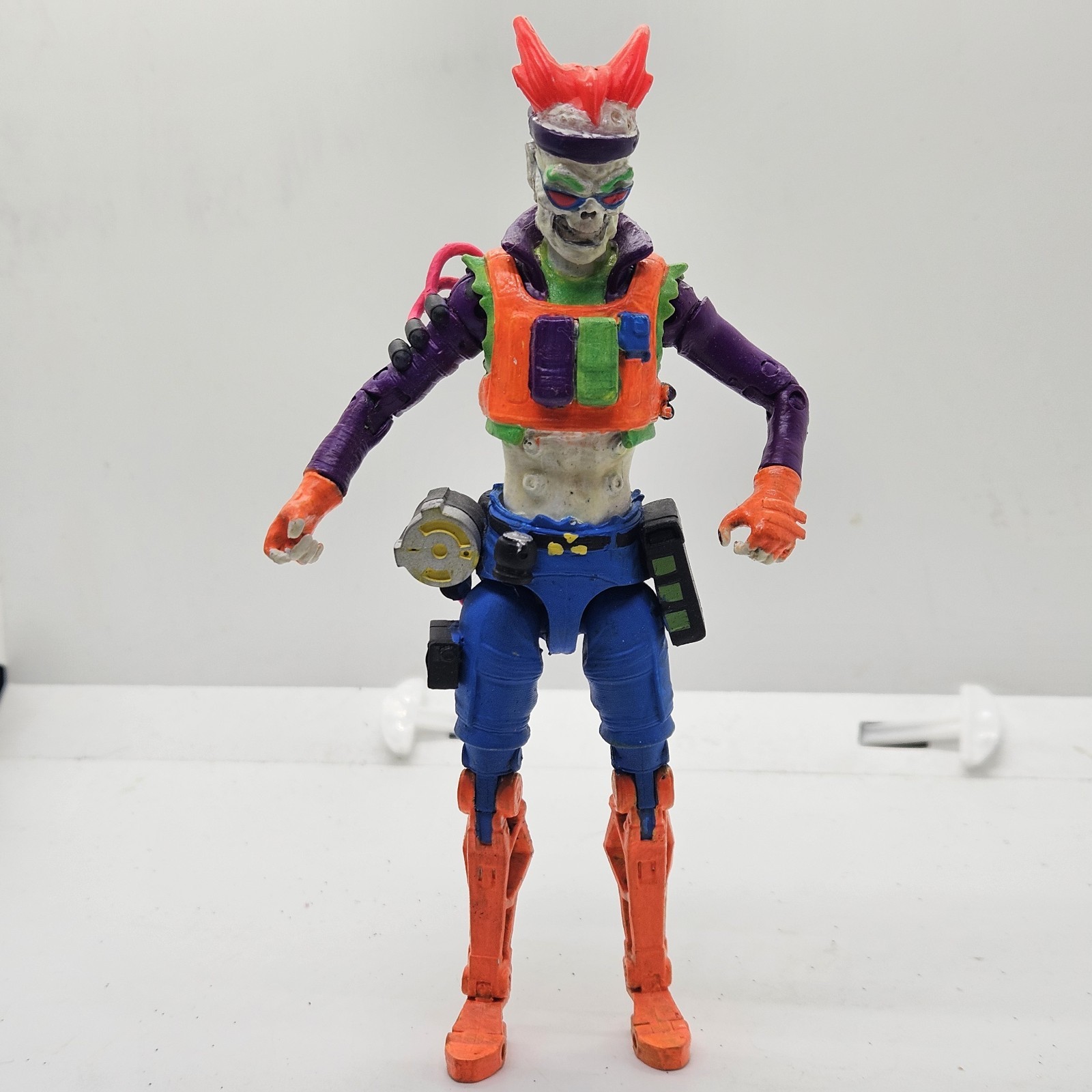 Modellino personalizzato Toxic Crusaders BoneHead 1991 Troma vintage 