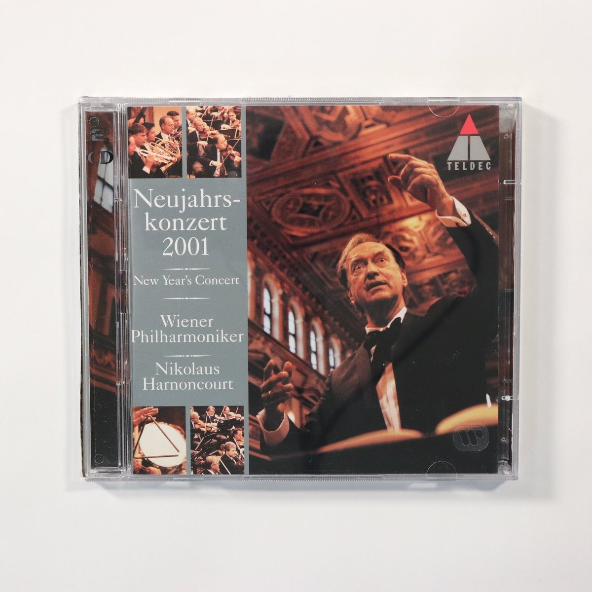 Wiener Philharmoniker Harnoncourt Neujahrskonzert 2001 2 Disc CD Teldec