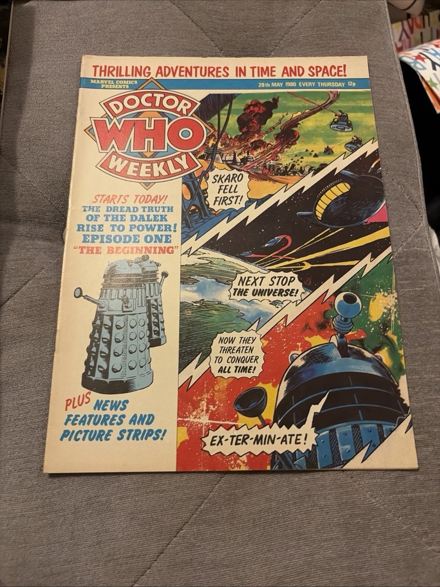 DOCTOR WHO #33 28TH MAY 1980 DALEKS SKARO MARVEL BRITISH WEEKLY MAGAZINE DR