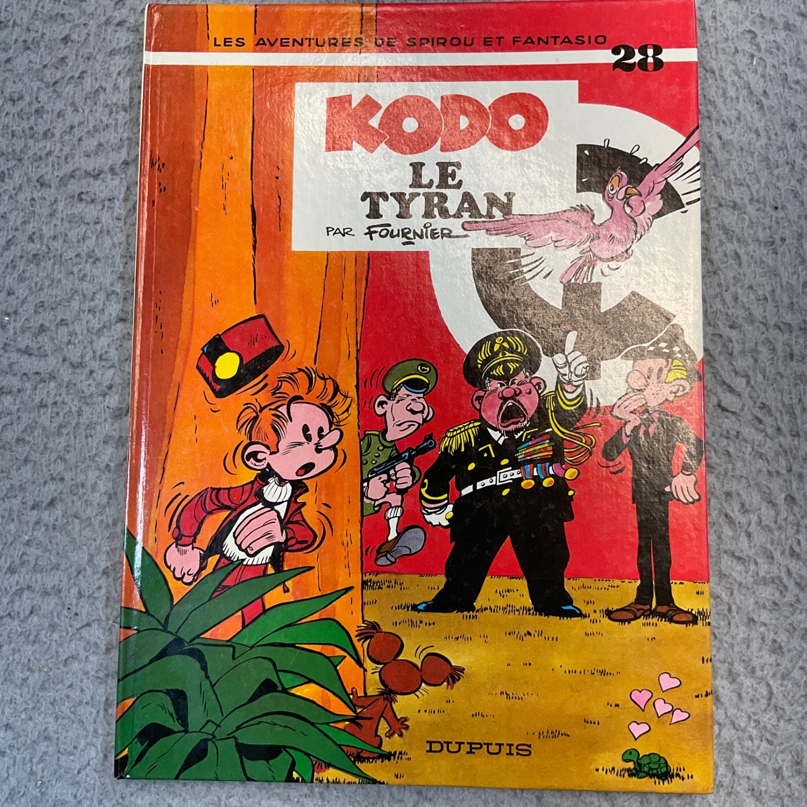 Dupuis Spirou et Fantasio Kodo Le Tyran Vol 28 fumetto francese 1979 HC ottimo