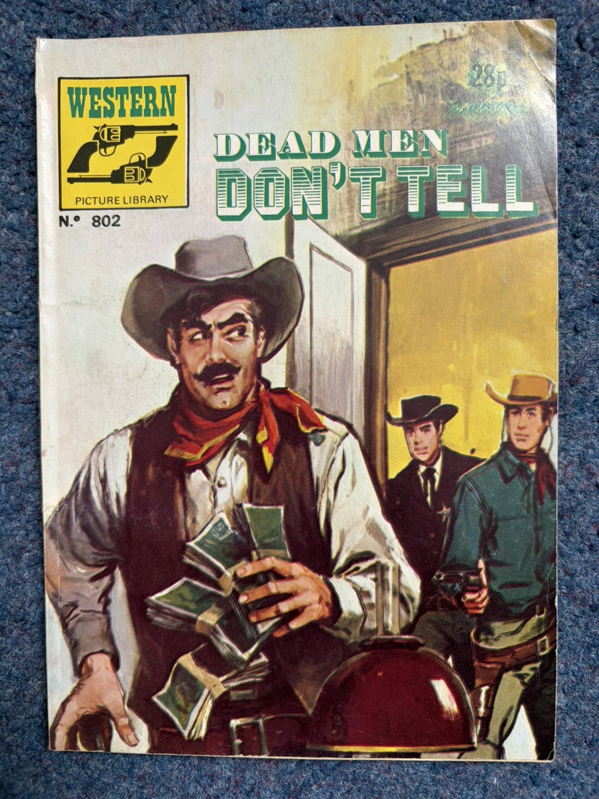 Western Picture Library Comic No. 802 Dead Men don't tell