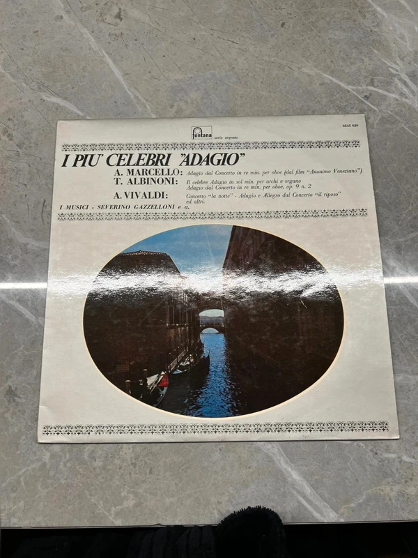 Vinile I Più celebri Adagio Marcello, albinoni E Vivaldi Fontana Serie argento