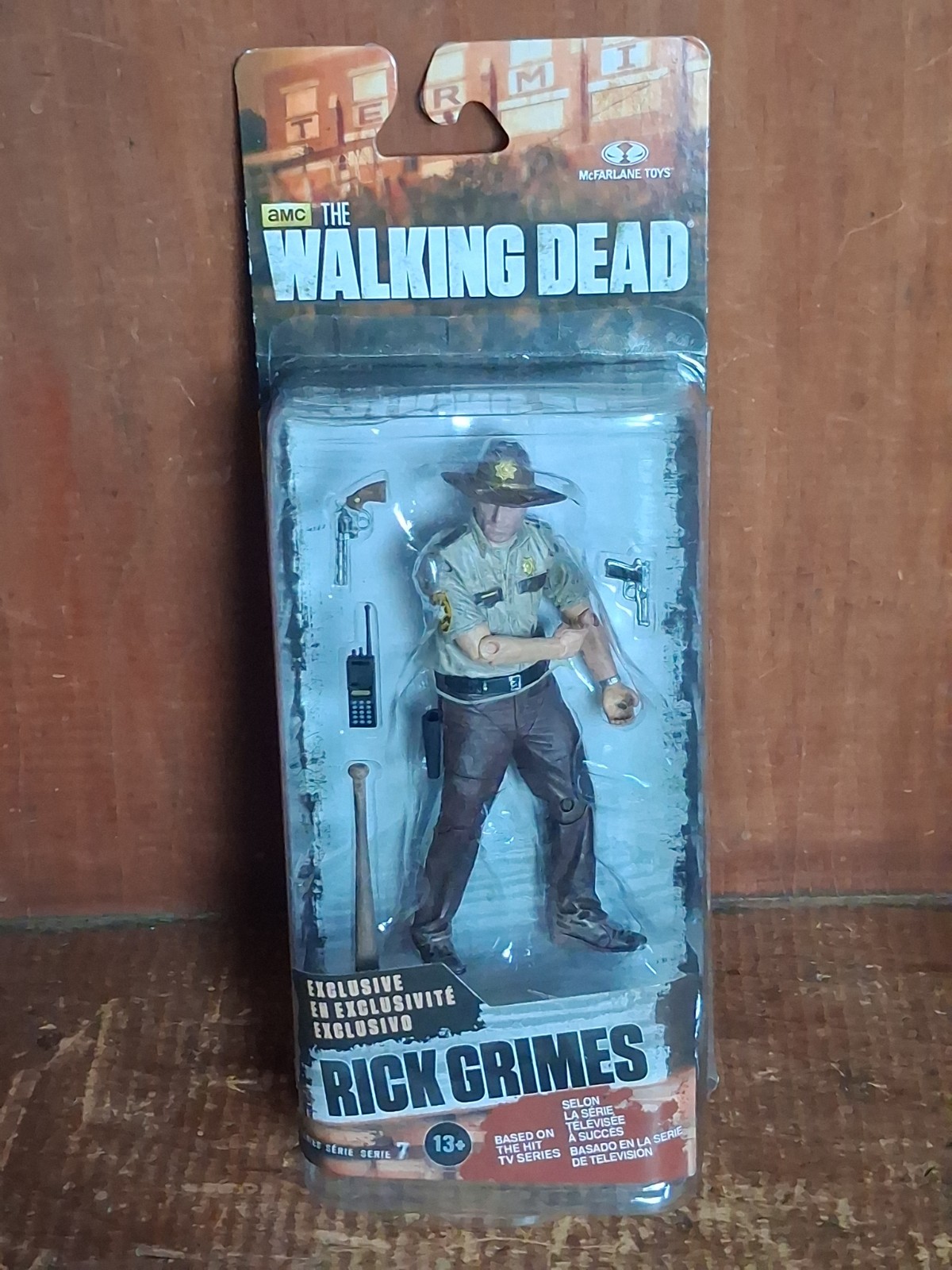 AMC THE WALKING DEAD SERIE 7 RICK GRIMES ESCLUSIVA A.F 2015 MCFARLANE TOYS 
