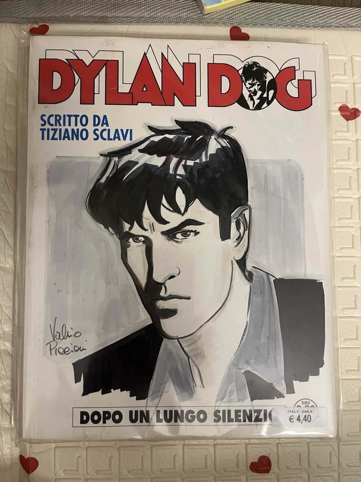 Dylan Dog 362 - Dopo un lungo silenzio Variant - con disegno di Valerio Piccioni