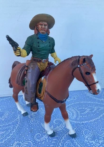 Figura Vintage Jesse Chisholm a Caballo