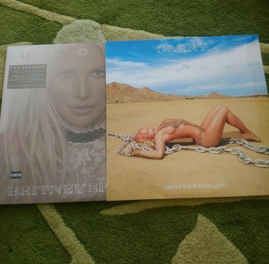 Britney Spears Glory Fan Edition Vinyl rare mit Fan Made Schuber