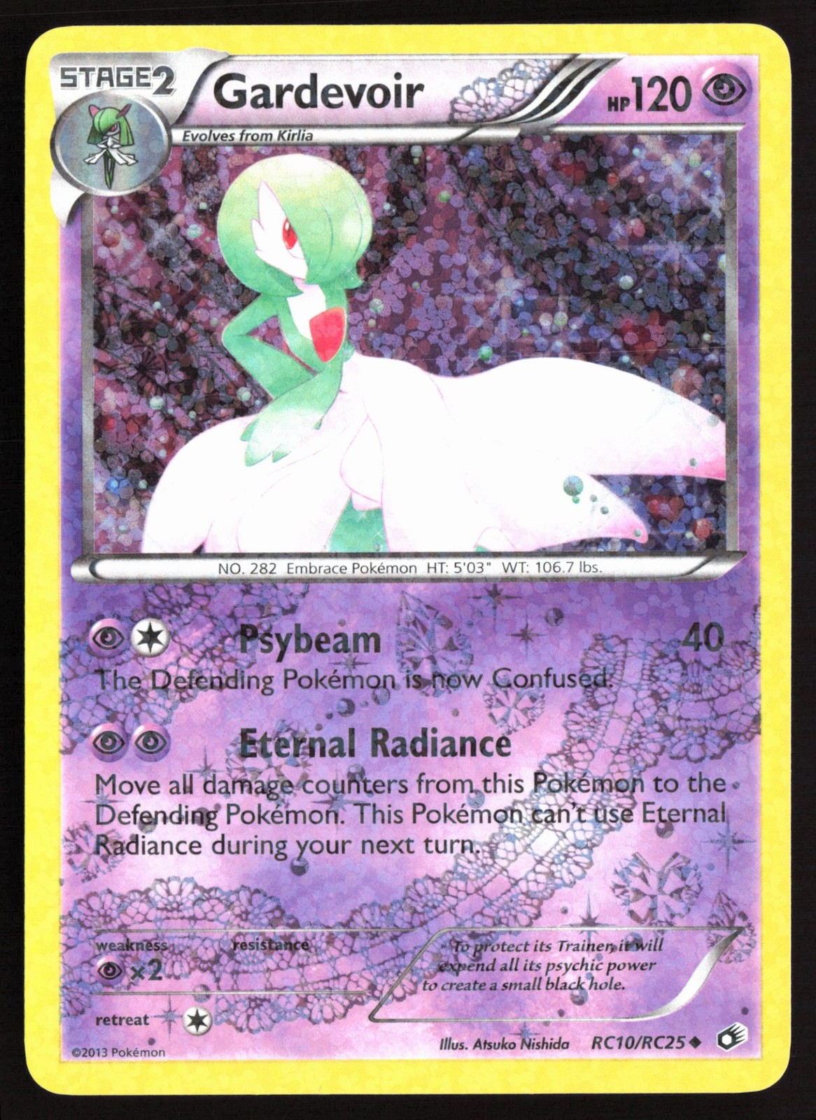 Pokemon Gardevoir Holo Tesori Leggendari: Collezione Radiante RC10/RC25 NM