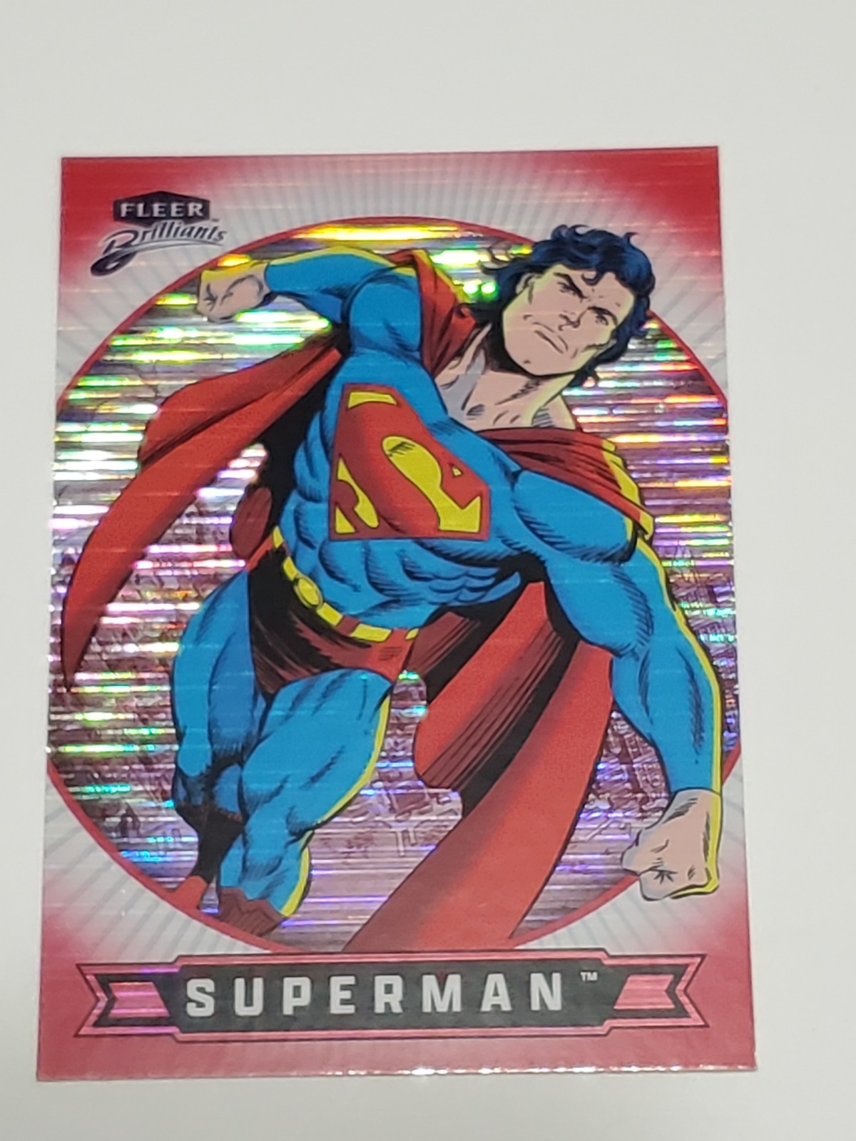 Fleer Brilliants - Superman #70 - Red Heat Vision Parallel 1172/1938 - Scheda DC
