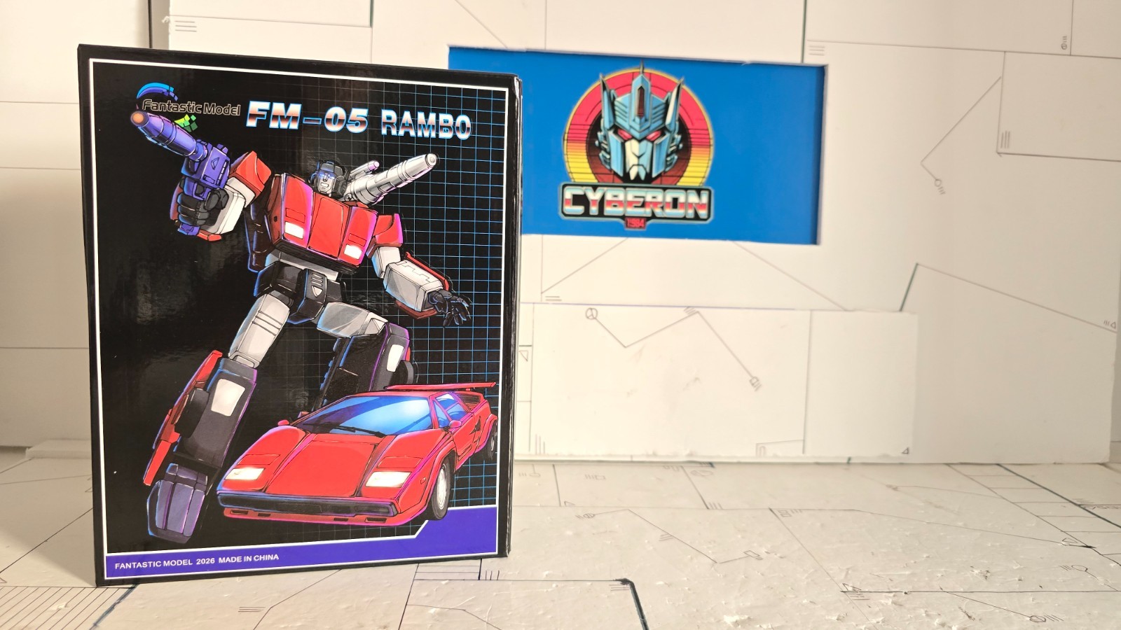 Sideswipe FansToys FM-05 Rambo Fantastic Model G1 Nuovo Sigillato