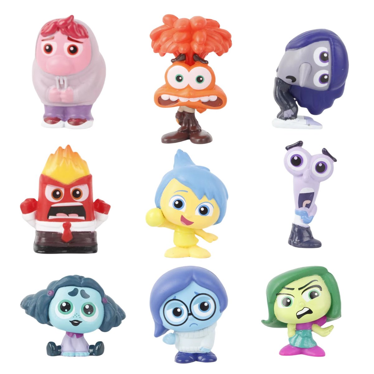 Set of 9pcs Inside Out Action Figures / Cake Decorations