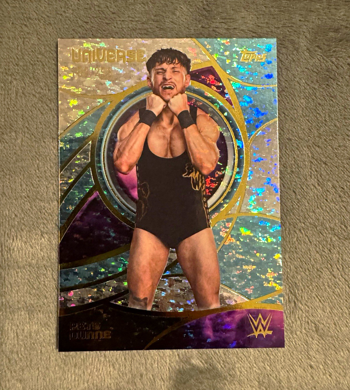 Topps 2026 WWE RAW Universe Pete Dunne #186 numero di serie 102/299