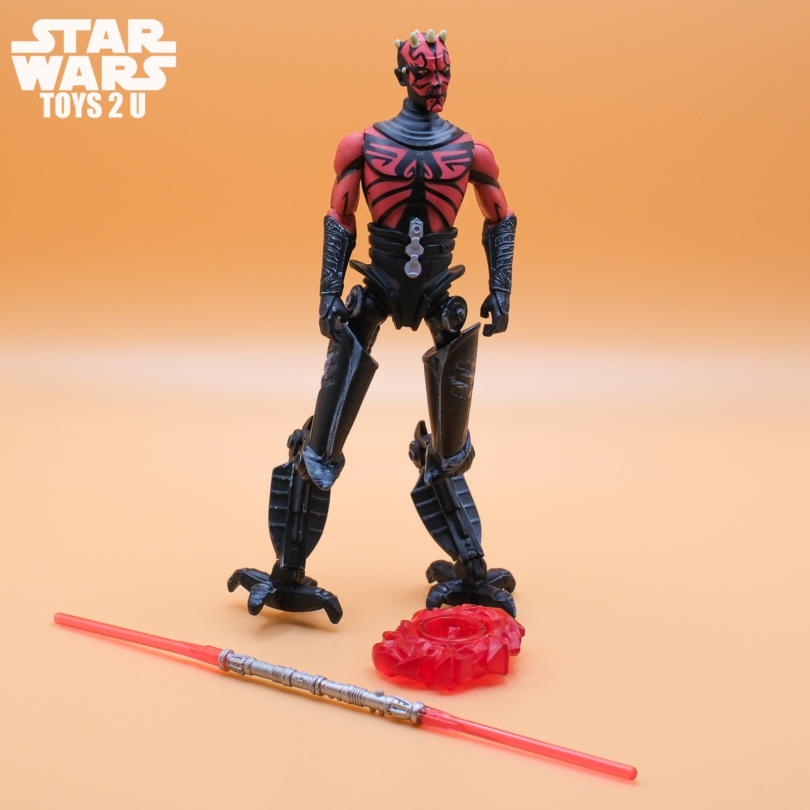 DARTH MAUL RETURN STAR WARS 3,75" PERSONAGGIO 2008 ANIMATO CLONE WARS