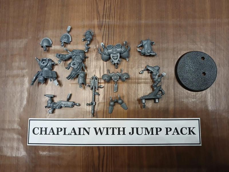 Chaplain with Jump Pack (BITS) Armageddon – Space Marines Warhammer 40k