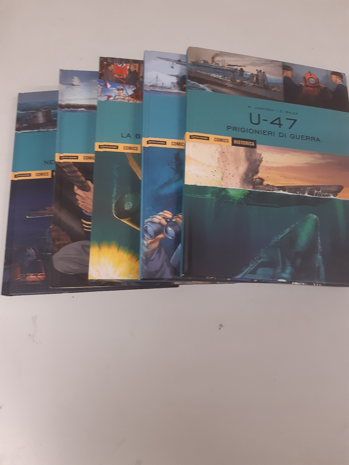 HISTORICA MONDADORI U-47  serie completa in 5 volumi