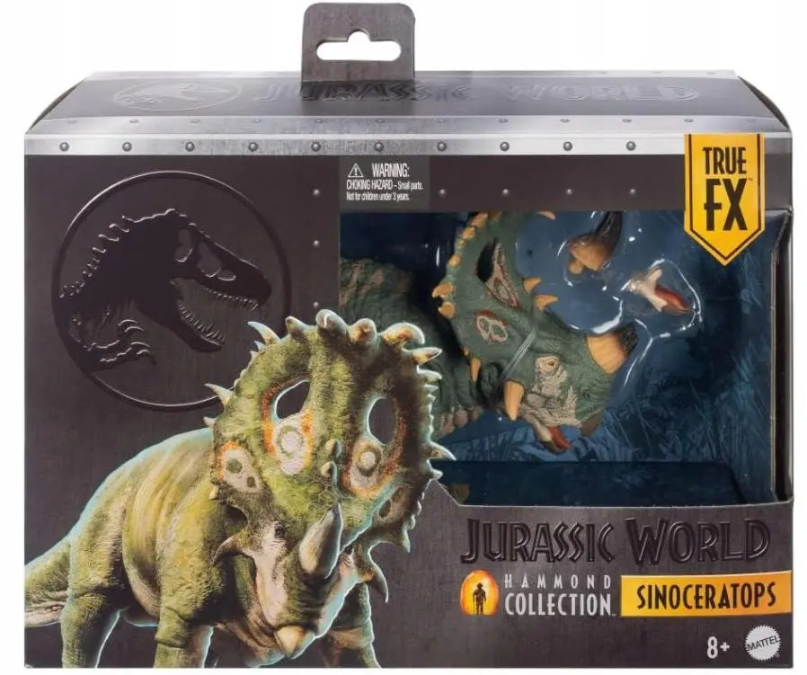 Jurassic World Collezione Hammond Dinozauro Sinoceratops 30 cm JKG88 Mattel