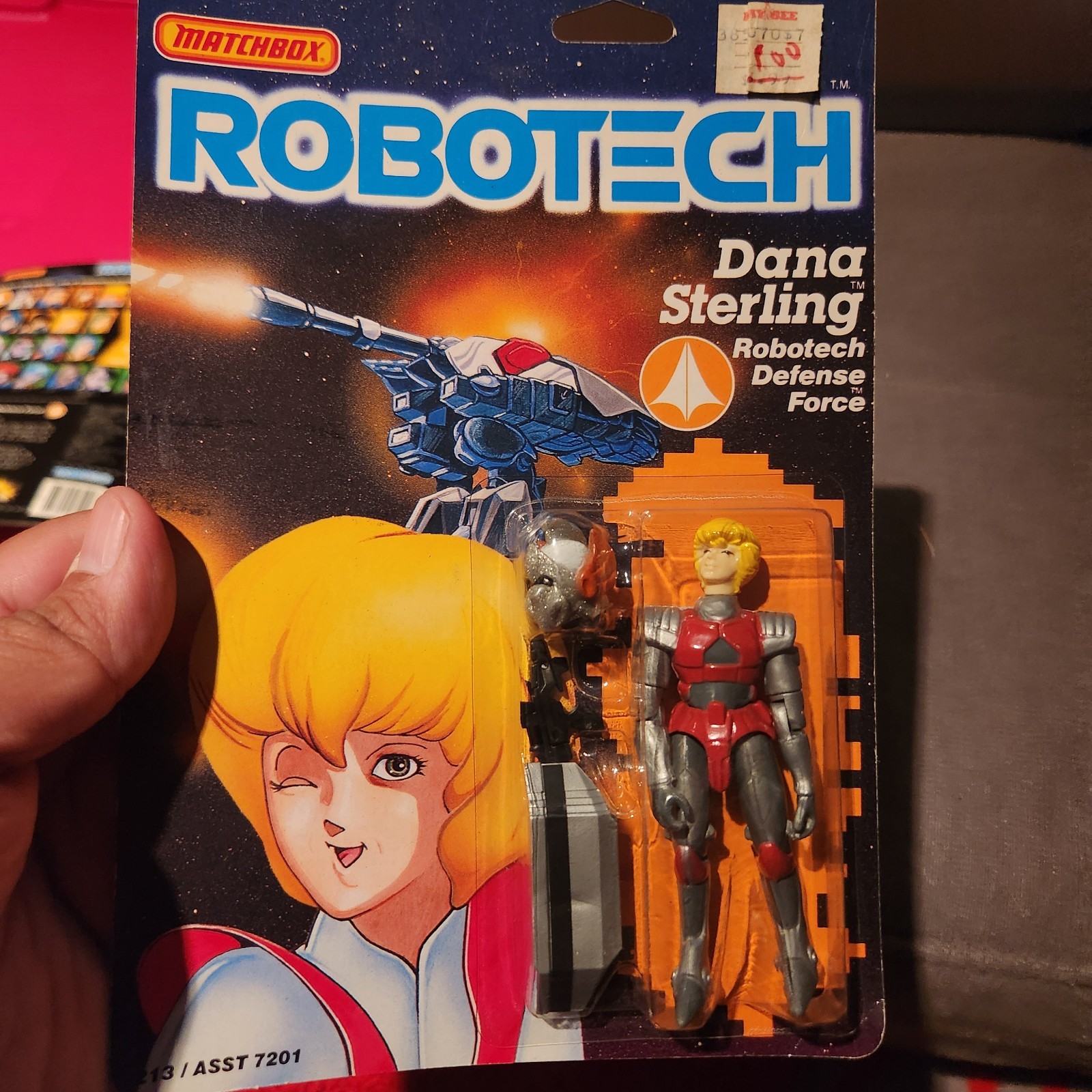 Vintage 1985 Matchbox ROBOTECH Dang Sterling Factory Sealed figurine NEW
