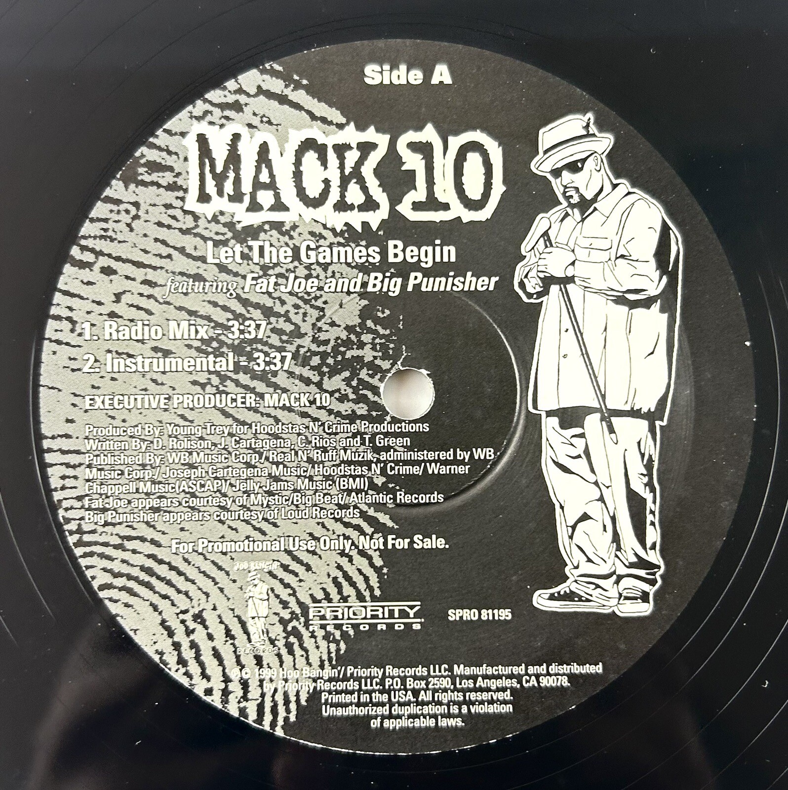 Mack 10 Feat. Big Pun & Fat Joe - Let The Games Begin - 1999 Unplayed Promo NM