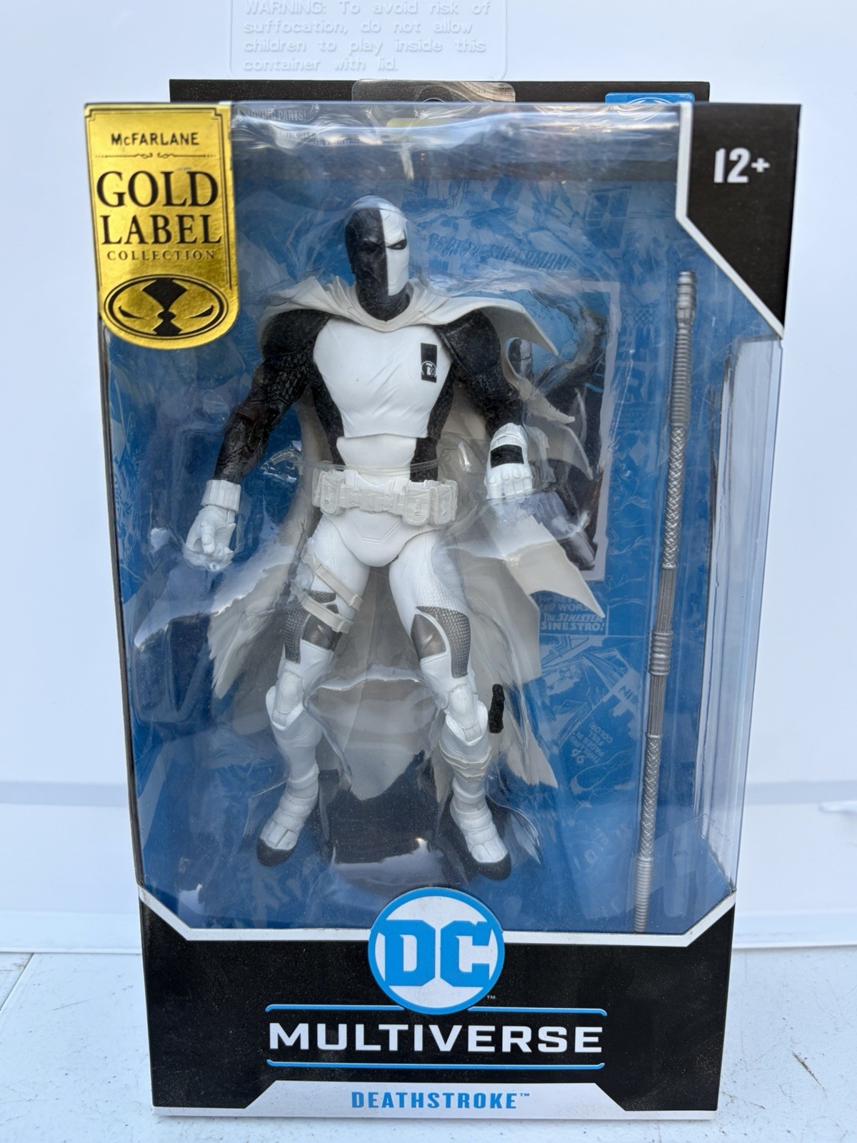 Modellino McFarlane DC Multiverse Defiance Deathstroke Gold Label nuovo