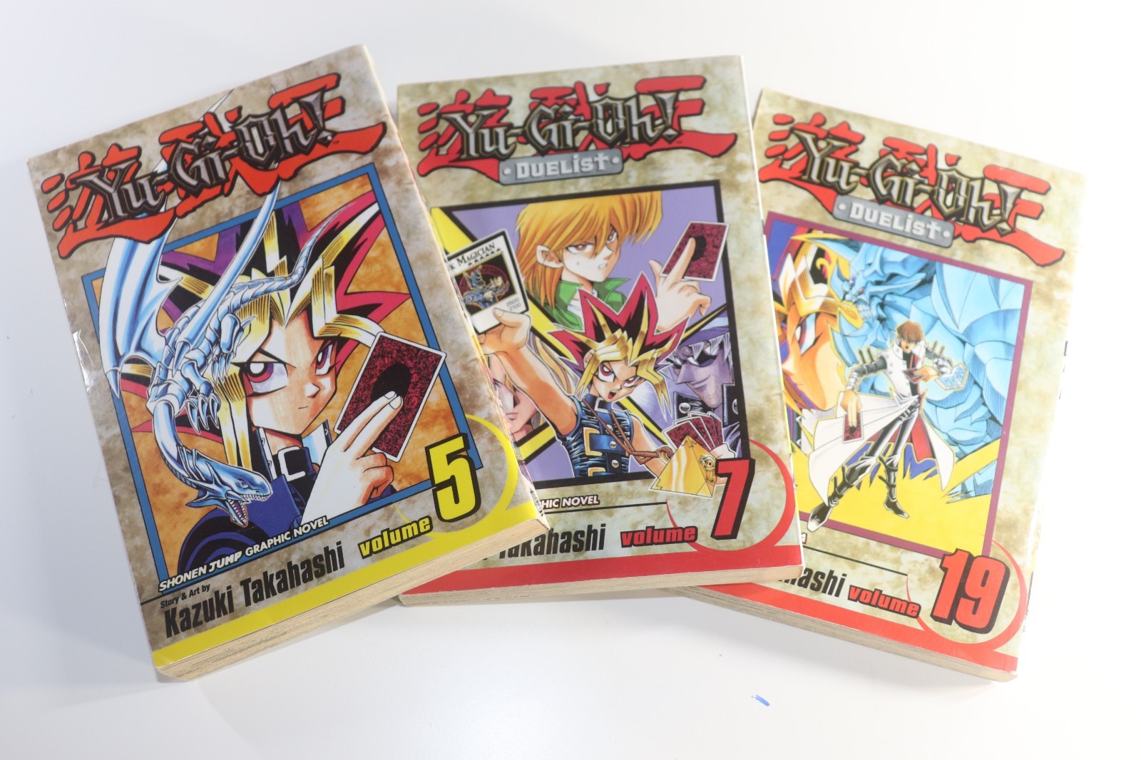 Yu Gi Oh Duelist Manga Lotto Vols 5 7 19 Viz Shonen Jump Fuori Produzione Vol 5 YuGiOh