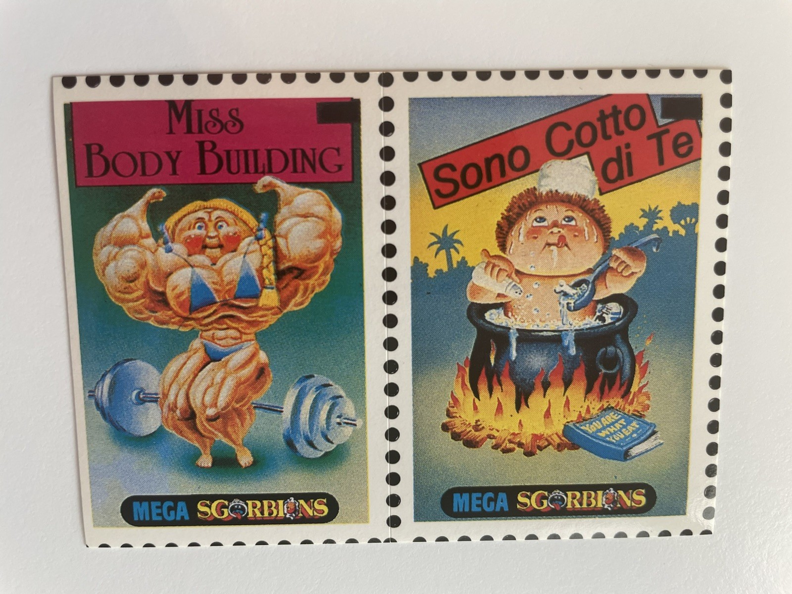 1990 Mitici Sgorbions Muscoloso Molly / Brewin' Bruno Spazzatura Italiana Bambini