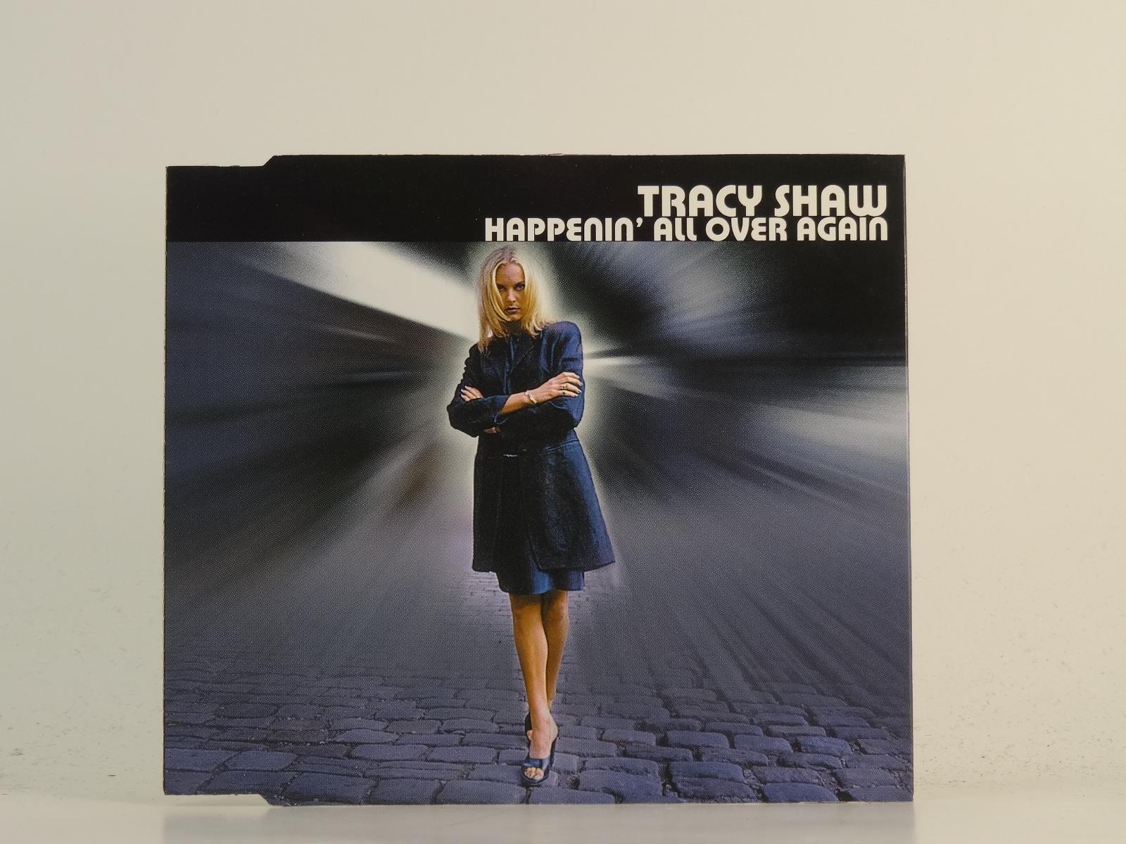 TRACY SHAW HAPPENIN' ALL OVER AGAIN (H1) 4 Track CD Single plus Picture Sleeve M