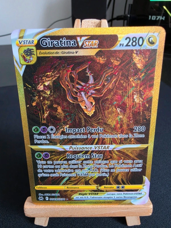 Giratina Vstar Gold GG69 EB 12.5