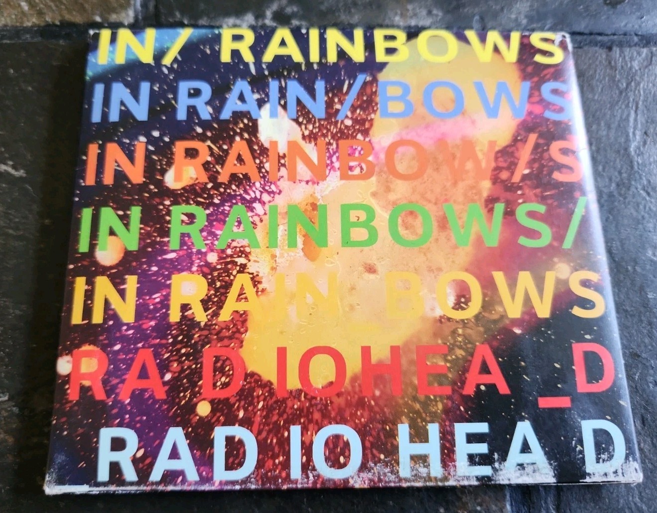 Radiohead In Rainbows CD, 2008 tbd records, Cardboard Sleeve PLUS Stickers