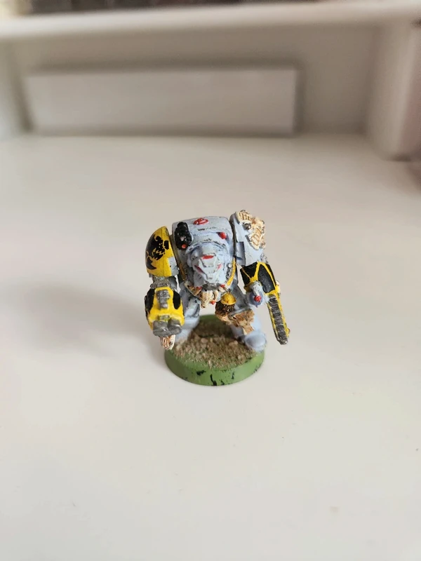 Figurine Warhammer 40k - Terminator Space Wolf Vintage en métal