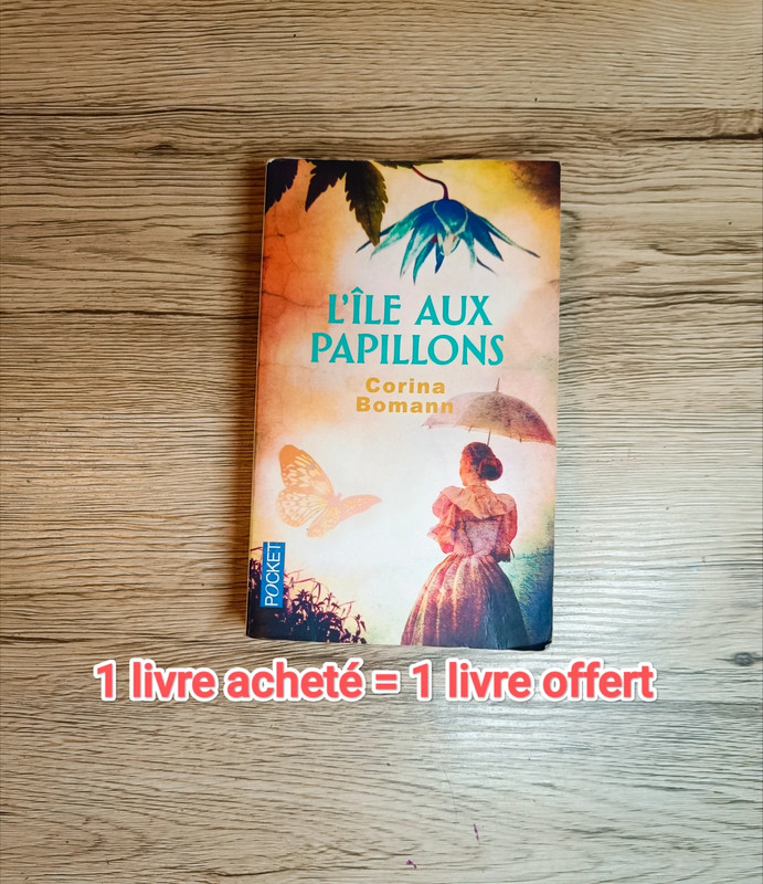 Livre L'Île Aux Papillons de Corina Bomann