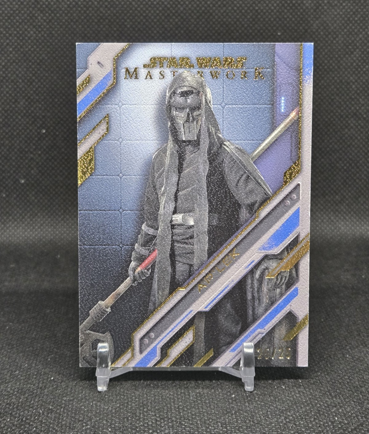 2025 Topps Star Wars Masterwork Canvas Under Disguise Ap'lek UN-16 Omega 25/25